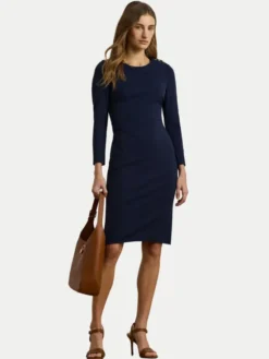 LAUREN RALPH LAUREN Sukienka codzienna 200973403001 Granatowy Regular Fit