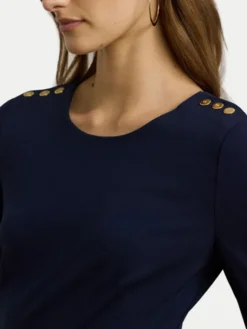 LAUREN RALPH LAUREN Sukienka codzienna 200973403001 Granatowy Regular Fit
