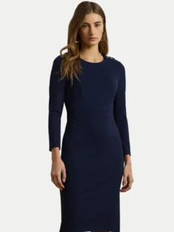 LAUREN RALPH LAUREN Sukienka codzienna 200973403001 Granatowy Regular Fit