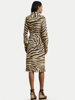 LAUREN RALPH LAUREN Sukienka koszulowa 200970833001 Beżowy Regular Fit