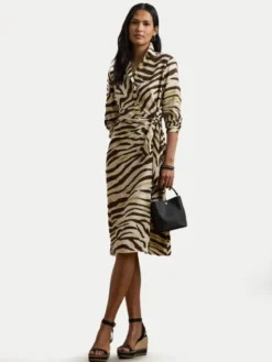 LAUREN RALPH LAUREN Sukienka koszulowa 200970833001 Beżowy Regular Fit