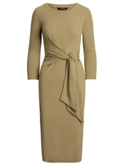 LAUREN RALPH LAUREN Sukienka codzienna 200973598001 Beżowy Slim Fit
