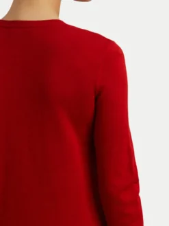 LAUREN RALPH LAUREN Sweter 200919114016 Czerwony Slim Fit
