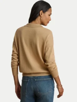LAUREN RALPH LAUREN Sweter 200P14056004 Beżowy Regular Fit