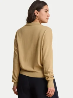 LAUREN RALPH LAUREN Sweter 200P14056004 Beżowy Regular Fit