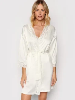 LAUREN RALPH LAUREN Szlafrok I8141226 Biały