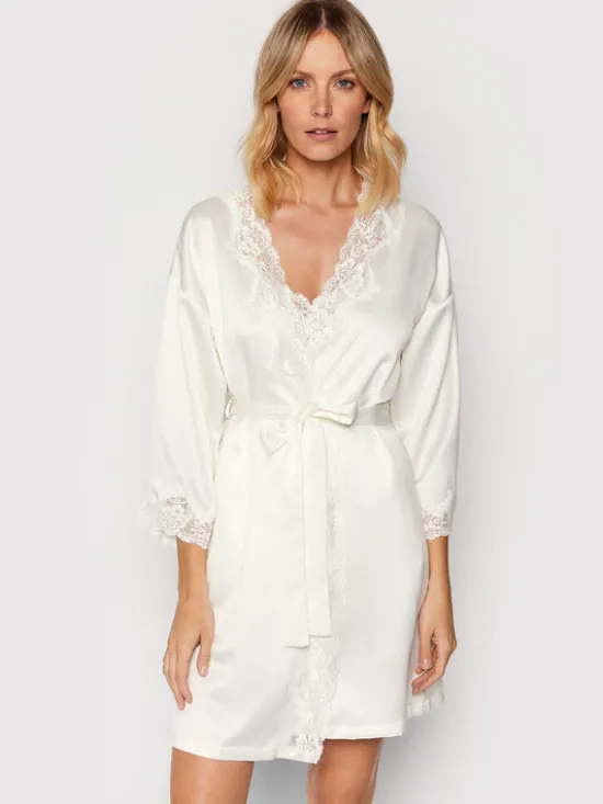 LAUREN RALPH LAUREN Szlafrok I8141226 Biały