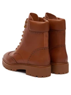 LAUREN RALPH LAUREN Trzewiki Alysn 802977885001 Brązowy