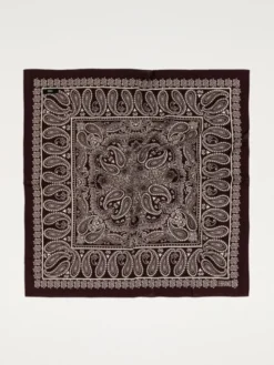 LEBRAND Chusta Bandana Bordowy