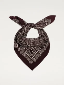 LEBRAND Chusta Bandana Bordowy