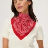 LEBRAND Chusta Bandana Czerwony