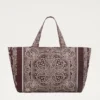 LEBRAND Torba na zakupy Capri Bordowy