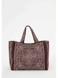 LEBRAND Torba na zakupy Capri Bordowy
