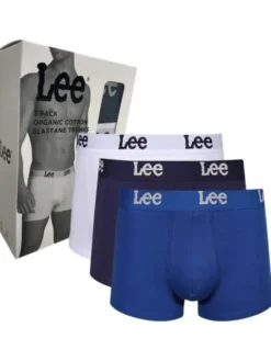 Lee Bokserki Gannon 3 Pack Cotton Elastane Trunks Kolorowy