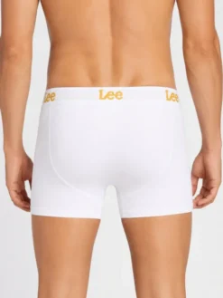 Lee Bokserki Harkins 3 Pack Trunks Cotton Rich Comfort Stretch Czarny
