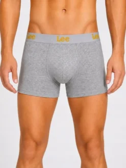 Lee Bokserki Harkins 3 Pack Trunks Cotton Rich Comfort Stretch Czarny