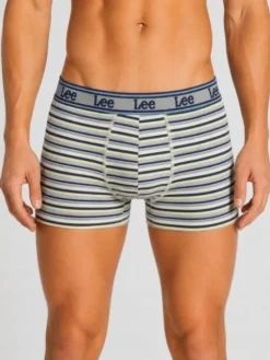 Lee Bokserki Stone 3 Pack Cotton Elastane Trunks Kolorowy
