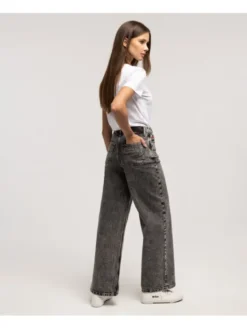 Lee Cooper Jeansy BELLA 3225 Czarny Wide Leg