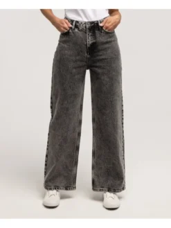 Lee Cooper Jeansy BELLA 3225 Czarny Wide Leg