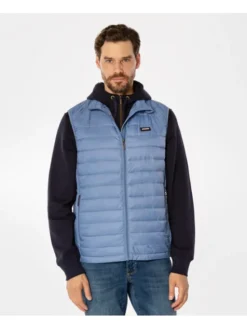 Lee Cooper Kamizelka DIEGO Niebieski Regular Fit