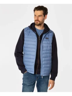 Lee Cooper Kamizelka DIEGO Niebieski Regular Fit