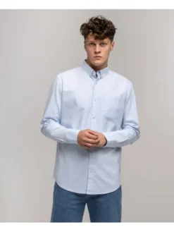 Lee Cooper Koszula LARS 1000 Niebieski Regular Fit