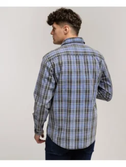 Lee Cooper Koszula WILL 2124 Niebieski Regular Fit