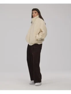 Lee Cooper Kurtka przejściowa MONIKA Beżowy Regular Fit