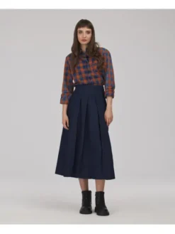 Lee Cooper Spódnica jeansowa HOA Niebieski Regular Fit