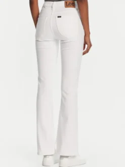 Lee Jeansy Breese 112363795 Biały Skinny Fit