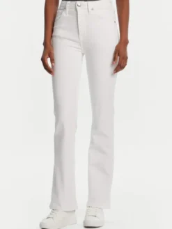 Lee Jeansy Breese 112363795 Biały Skinny Fit