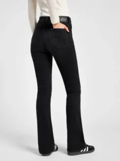Lee Jeansy BREESE Czarny Bootcut Fit