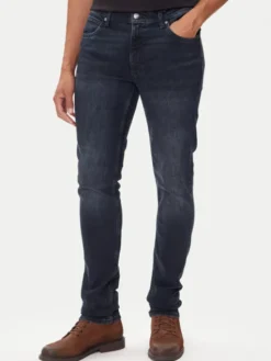 Lee Jeansy Luke 112370638 Czarny Slim Fit