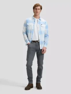 Lee Jeansy LUKE Szary Slim Fit
