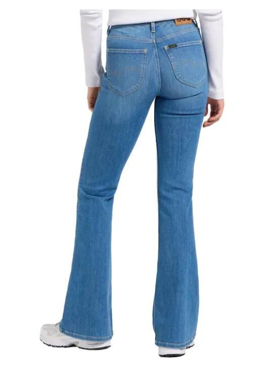 Lee Jeansy 112370938 Niebieski Bootcut Fit