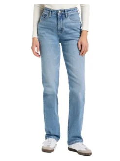 Lee Jeansy 112371098 Niebieski Regular Fit