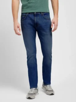 Lee Jeansy RIDER Niebieski Slim Fit