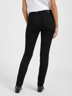 Lee Jeansy SCARLETT HIGH Czarny Skinny Fit