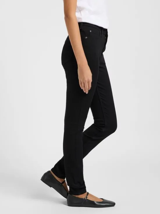 Lee Jeansy SCARLETT HIGH Czarny Skinny Fit