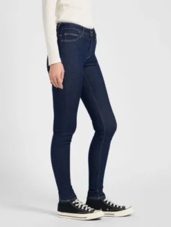 Lee Jeansy SCARLETT HIGH Niebieski Skinny Fit