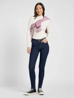 Lee Jeansy SCARLETT HIGH Niebieski Skinny Fit