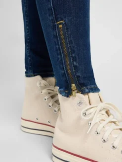 Lee Jeansy SCARLETT HIGH ZIP Niebieski Skinny Fit