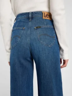 Lee Jeansy Stella Niebieski Wide Leg