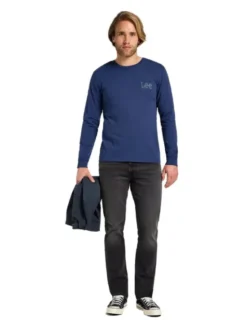 Lee Jeansy 112355812 Szary Regular Fit