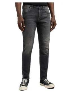 Lee Jeansy 112370585 Szary Slim Fit