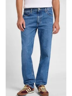Lee Jeansy West Niebieski Regular Fit