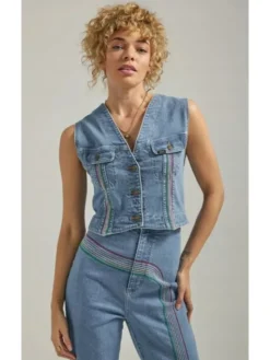 Lee Kamizelka Pride Rainbow Vest Niebieski Basic Fit