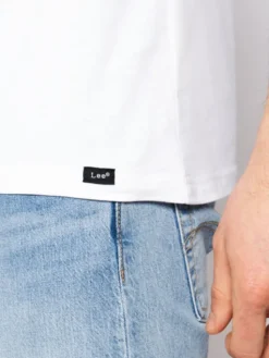 Lee Komplet t-shirtów L680CM12 112117015 Biały Regular Fit