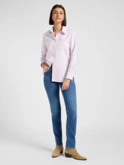 Lee Koszula ALL PURPOSE SHIRT Różowy Regular Fit