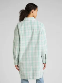 Lee Koszula ELONGATED OVERSHIRT Zielony Regular Fit